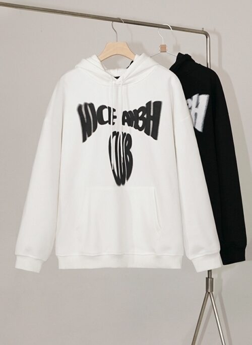 Vintage Print Hoodie Sweatshirt
