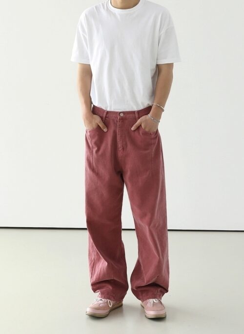 Vintage Washed Wideleg Jeans