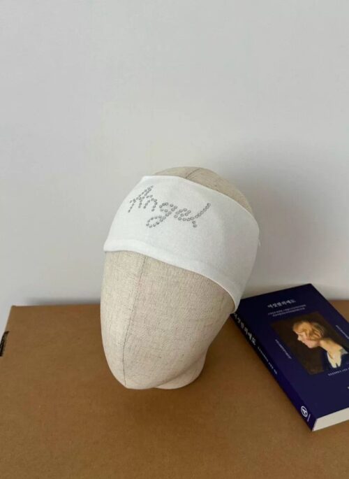White Angel Crystal Embezzled Headband | Dahyun - TWICE