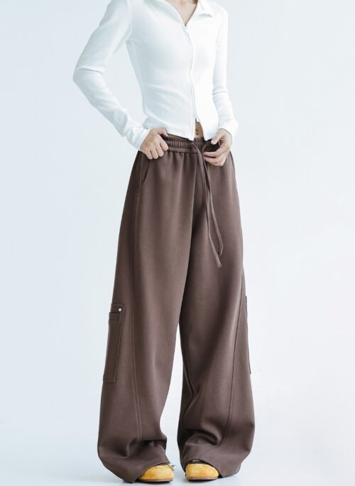 Wide Leg Casual Lounge Sweatpants Relaxed Fit