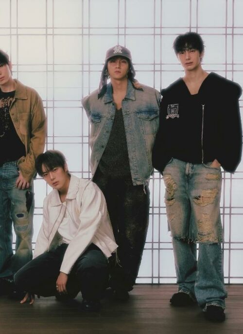 Blue Oversized Denim Vest | IM – MONSTA X