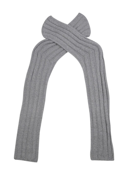 Grey Ribbed Knit Arm Sleeves | Jennie – BlackPink