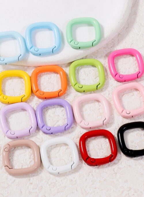 Square Colorful Pendant Buckle Replacement